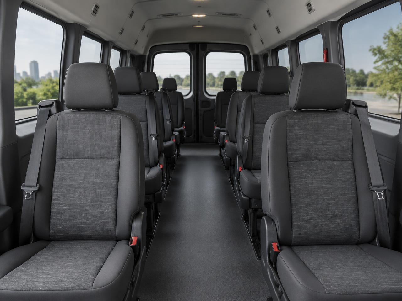 Ford Transit interior seating